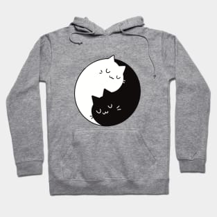 Cat yin yang Hoodie